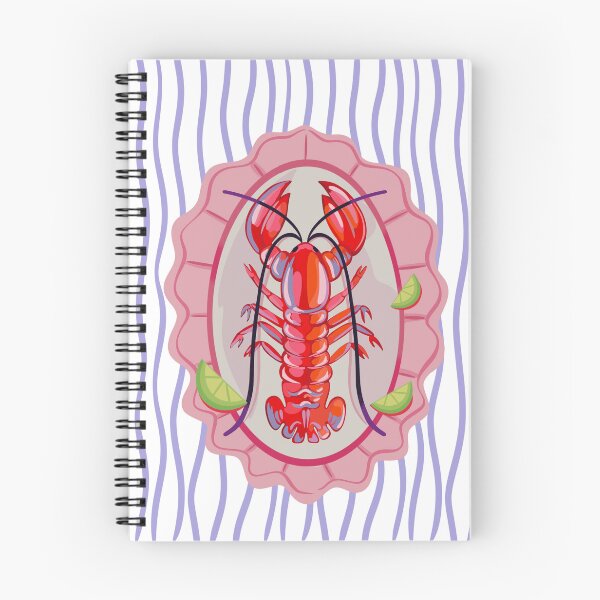 Item preview, Colorful Lobster Plate Coastal Illustration designed and sold by mafervicenttin.