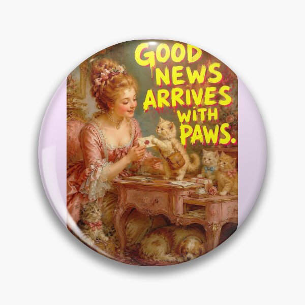 Item preview, Rococo Lady with Cats and Sleeping Dog designed and sold by Fairytale Emporium.