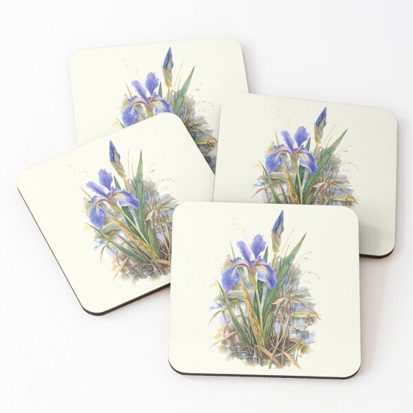 Item preview, Blue Flag Iris | Native Wetland Wildflower Art designed and sold by SusanSweetArt.
