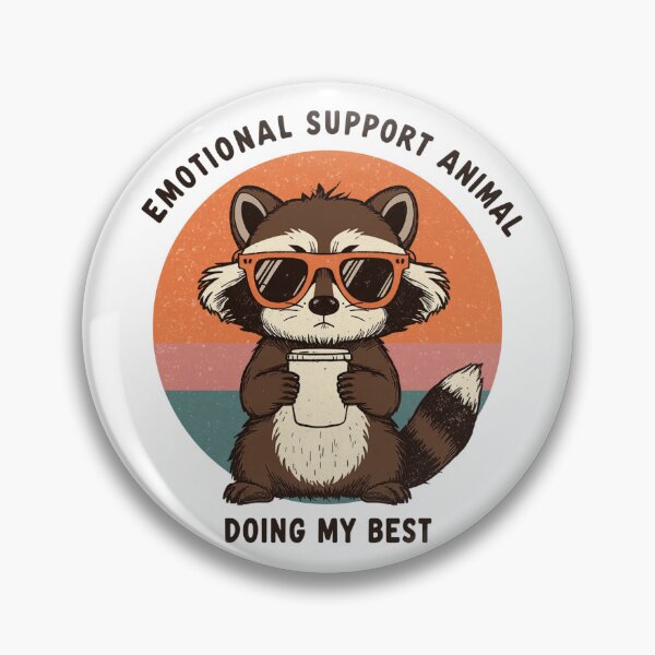 Item preview, Emotional Support Animal Humor designed and sold by ChicTrendz.