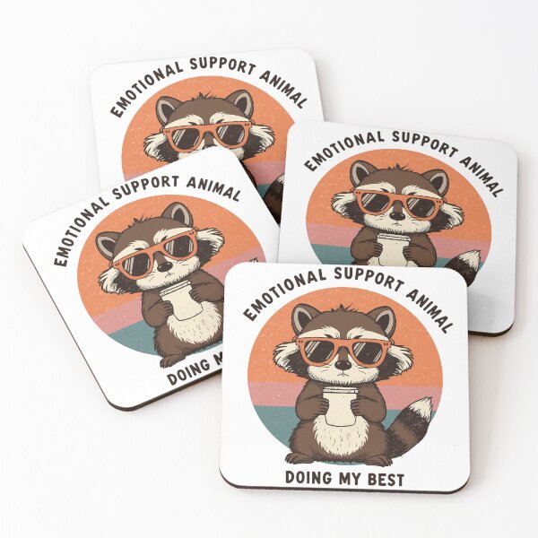 Item preview, Emotional Support Animal Humor designed and sold by ChicTrendz.