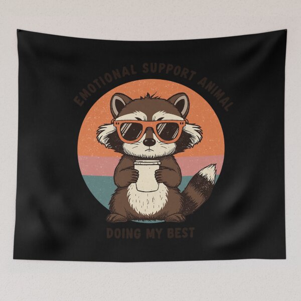 Item preview, Emotional Support Animal Humor designed and sold by ChicTrendz.