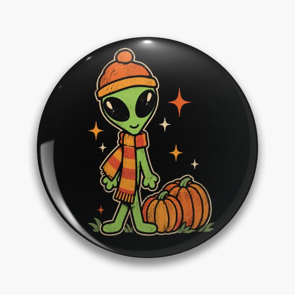 Item preview, Alien Pumpkin Autumn Halloween designed and sold by Moizento.