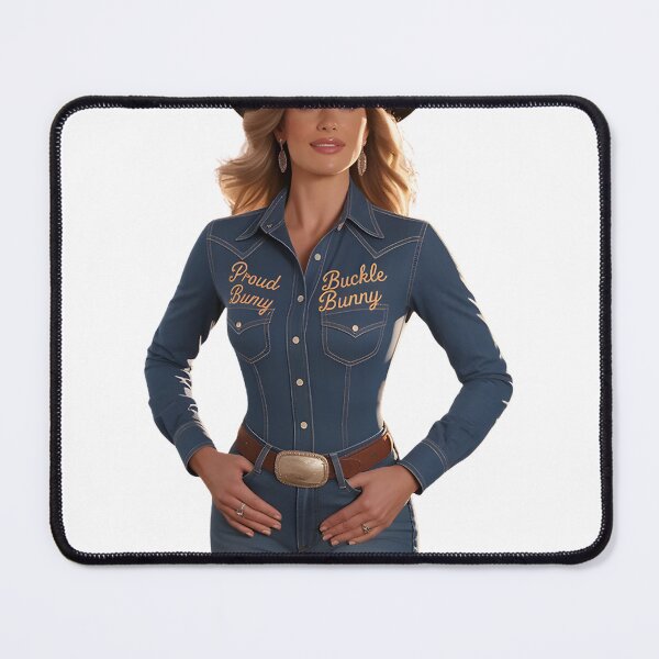 Item preview, Proud Buckle Bunny Western Cowgirl Country Girl Graphic Design designed and sold by hannahnormann.
