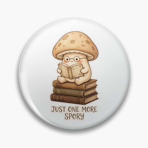 Item preview, Just One More Spory Funny Book Lover Mushroom Design designed and sold by ItsTheBeaz.