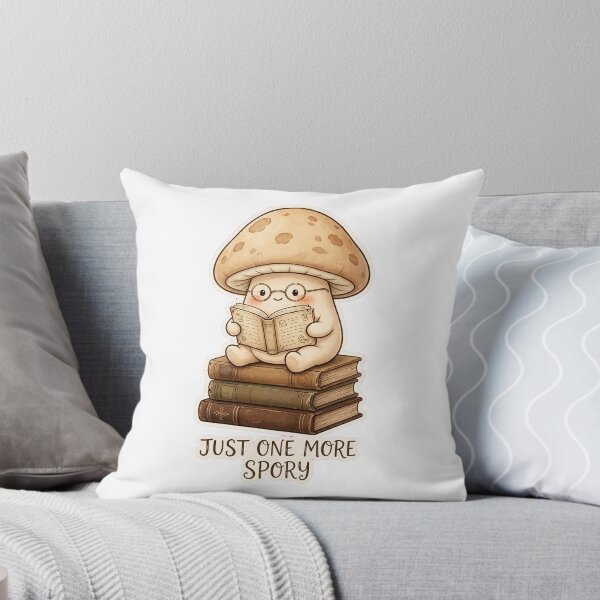 Item preview, Just One More Spory Funny Book Lover Mushroom Design designed and sold by ItsTheBeaz.