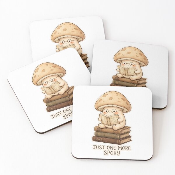 Item preview, Just One More Spory Funny Book Lover Mushroom Design designed and sold by ItsTheBeaz.