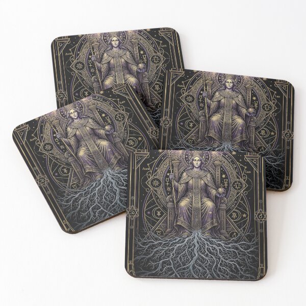 Item preview, Sophia Gnostic Goddess Tarot Card Art designed and sold by NeoArcanaShop.