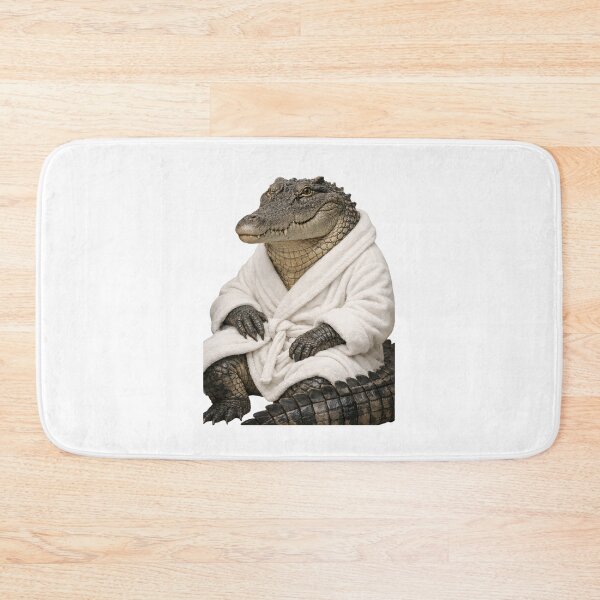 Item preview, Saltwater Crocodile Fluffy Bathrobe designed and sold by Sillytoe.
