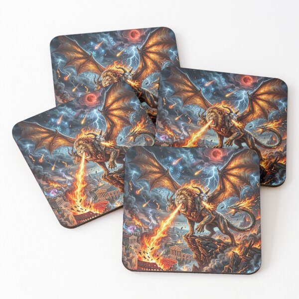 Item preview, Chimera Burning Roman Colosseum - Fantasy Scene designed and sold by Lucid Dream Pixel.