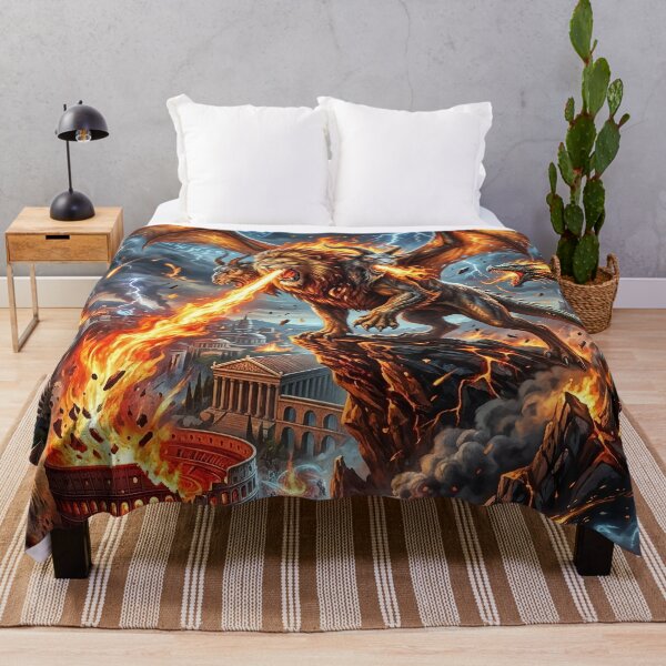 Item preview, Chimera Burning Roman Colosseum - Fantasy Scene designed and sold by Lucid Dream Pixel.