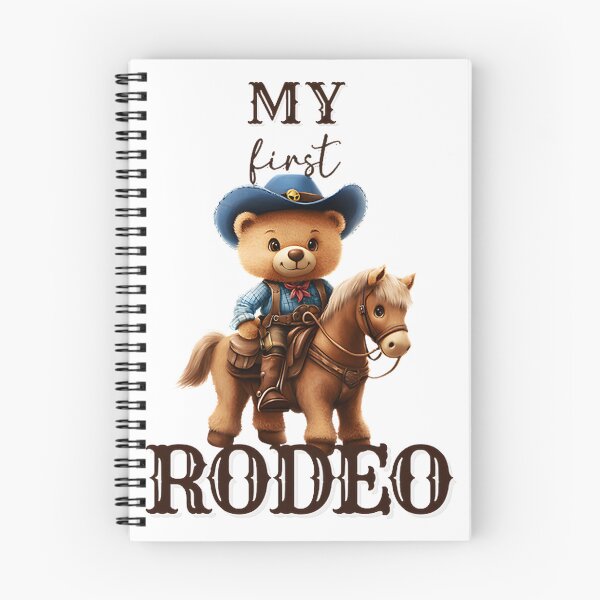 Item preview, My First Rodeo Cute Cowboy Bear Western Baby Outfit First Birthday Farm Theme Teddy Bear Design designed and sold by hannahnormann.