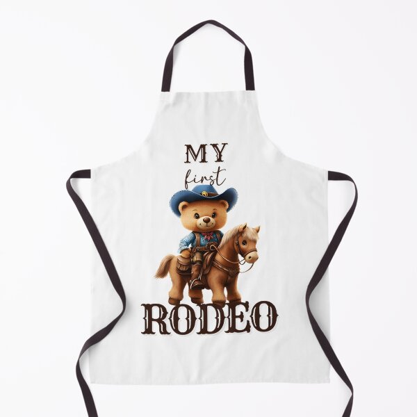Item preview, My First Rodeo Cute Cowboy Bear Western Baby Outfit First Birthday Farm Theme Teddy Bear Design designed and sold by hannahnormann.