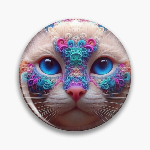 Item preview, Fractal kitty designed and sold by KingsArtworx 2.