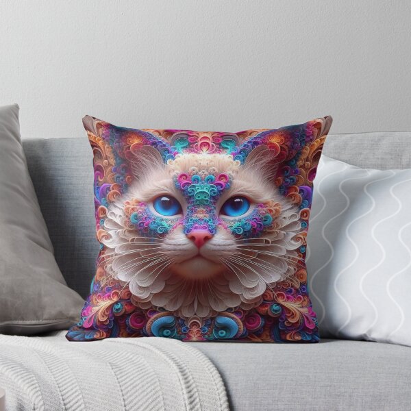 Item preview, Fractal kitty designed and sold by KingsArtworx 2.