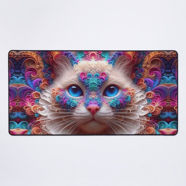 Item preview, Fractal kitty designed and sold by KingsArtworx 2.