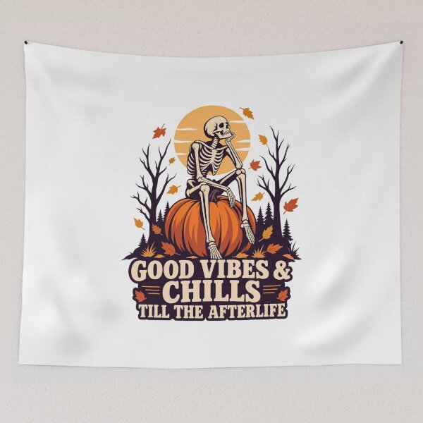Item preview, Good Vibes and Chills Till The Afterlife designed and sold by LuveraxArt.
