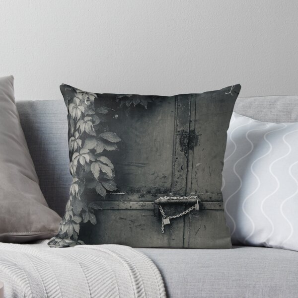Item preview, Old Door with Chain and Vines, Black and White designed and sold by Rabee Khalil Photography.