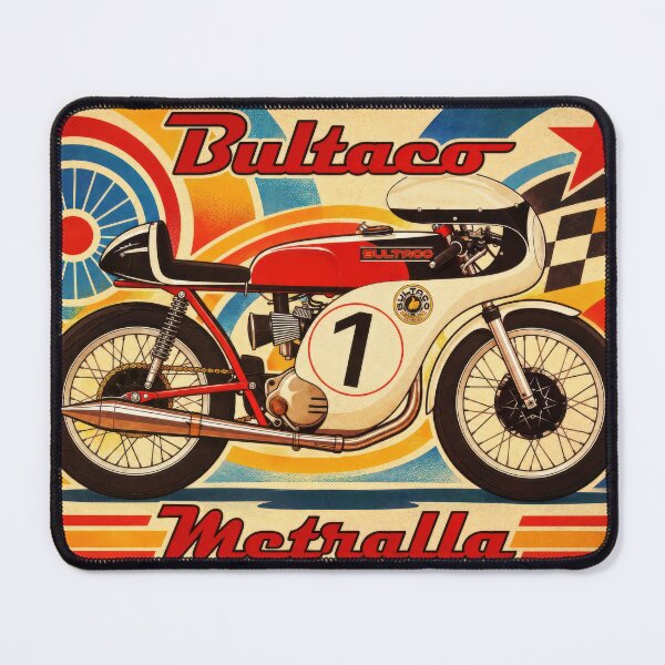 Item preview, Bultaco Spanish Motorcycle Retro designed and sold by uncledougie.