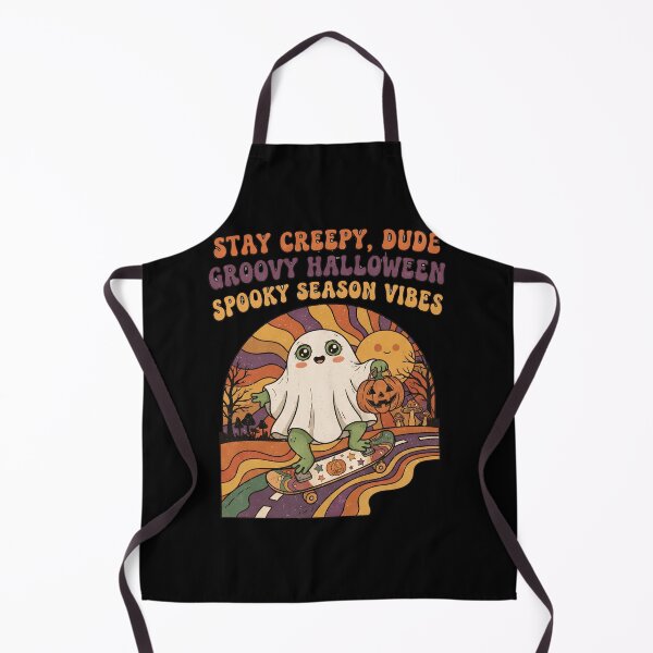 Item preview, Groovy Skater Ghost Froggy Dude Stay Creepy Halloween designed and sold by Basma Designs | Retro, Kawaii Shirts & Stickers.