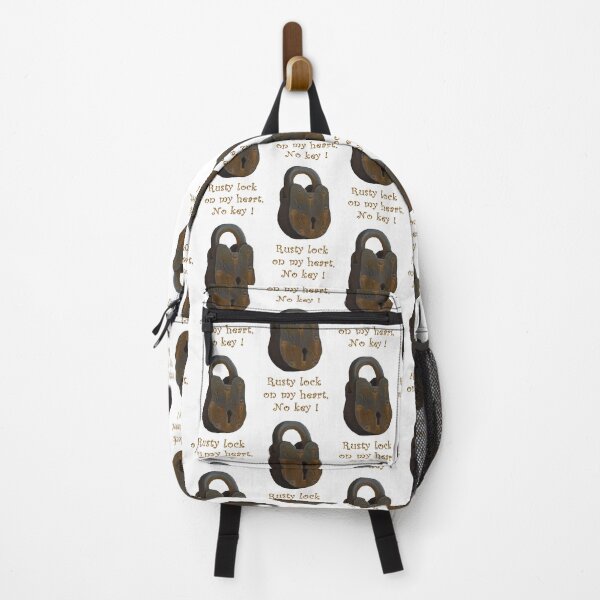 Item preview, Rusty Lock On My Heart, No Key - Vintage Padlock Illustration designed and sold by Tokraz-art.