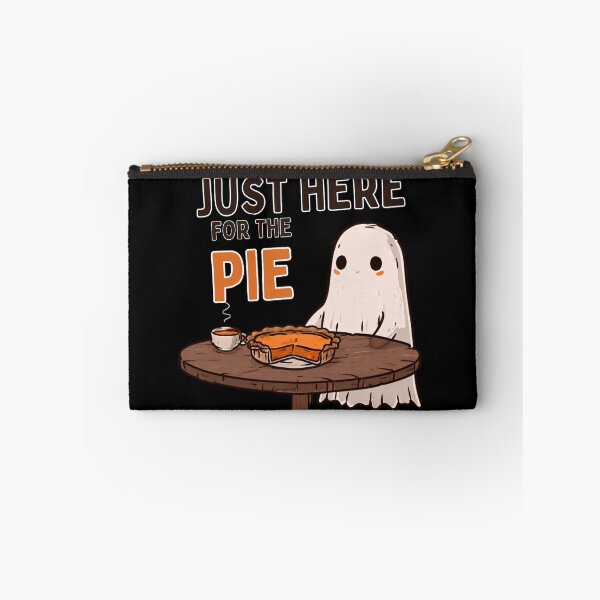 Item preview, Just Here for the Pie – Cute Ghost Pumpkin Pie & Tea Halloween Design designed and sold by AceEye.