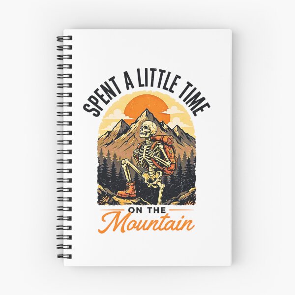 Item preview, Skeleton Hiker Spent A Little Time On The Mountain designed and sold by Byhergawaa.