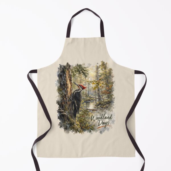 Item preview, Wild and Free – Pileated Woodpecker Woodland Art designed and sold by SusanSweetArt.