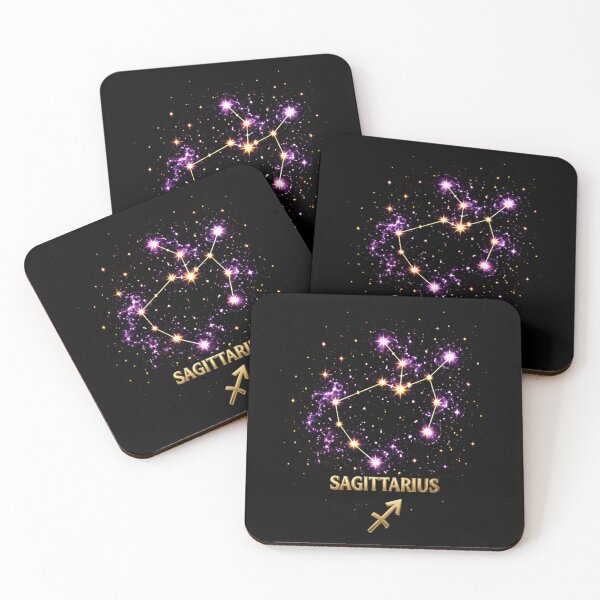 Item preview, Sagittarius Zodiac Constellation – Golden Stars Celestial Astrology Design designed and sold by Classic Chaos Creations.