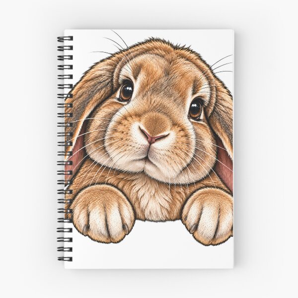Item preview, Whiskered Wonder: Adorable Bunny Portrait Art  designed and sold by Nordo Studio.