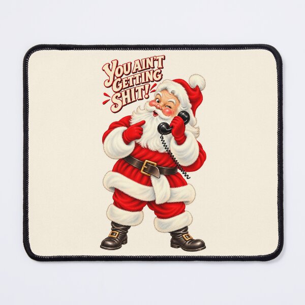 Item preview, Funny Christmas Card, Rude Santa Card, Adult Humor Christmas Card, Sarcastic Holiday Card, Funny Gift for Him Her, Naughty Santa Greeting designed and sold by PRINYOS.