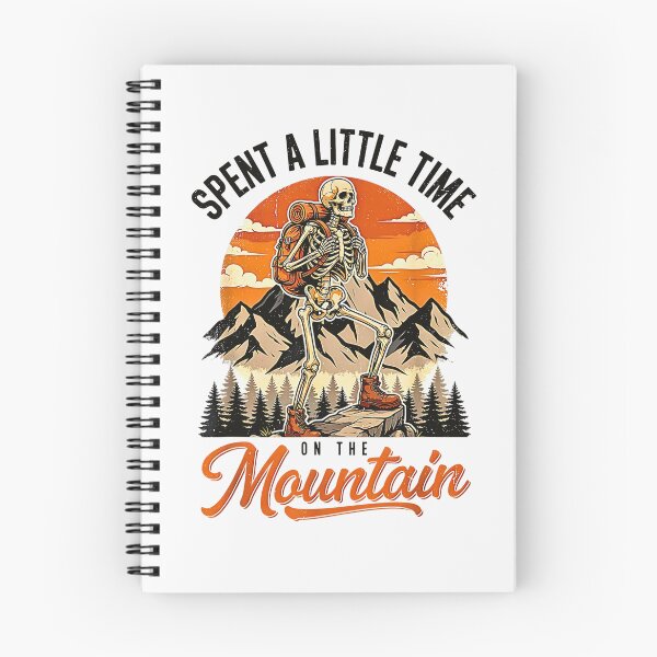 Item preview, Skeleton Hiker Spent A Little Time On The Mountain designed and sold by Byhergawaa.
