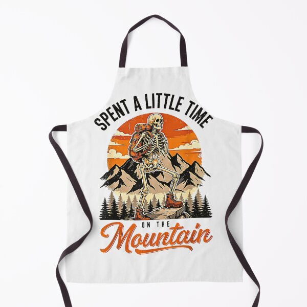 Item preview, Skeleton Hiker Spent A Little Time On The Mountain designed and sold by Byhergawaa.