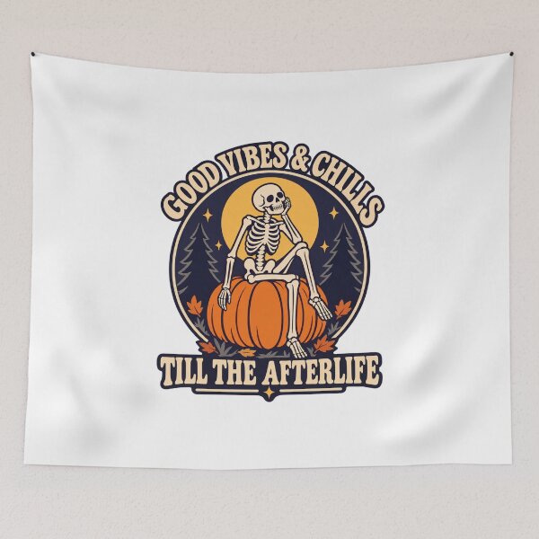 Item preview, Good Vibes and Chills Till The Afterlife designed and sold by LuveraxArt.