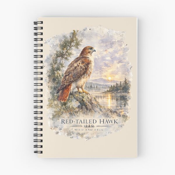 Item preview, Wild and Free – Red-Tailed Hawk Nature Art designed and sold by SusanSweetArt.