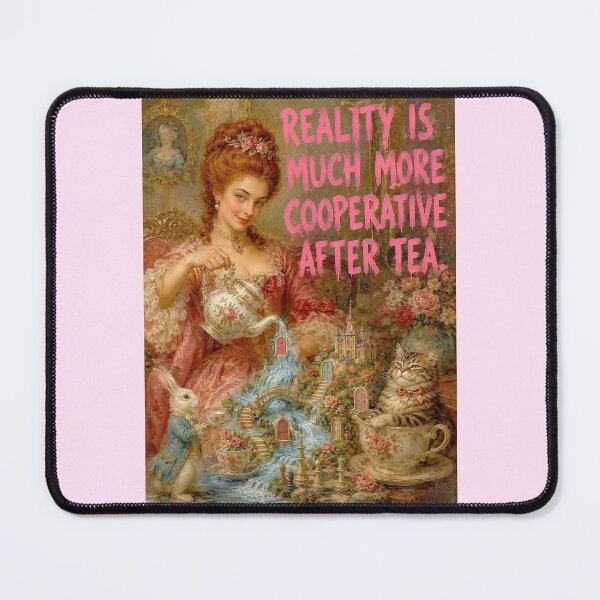 Item preview, Copy of Rococo Lady with Cats and Sleeping Dog designed and sold by Fairytale Emporium.