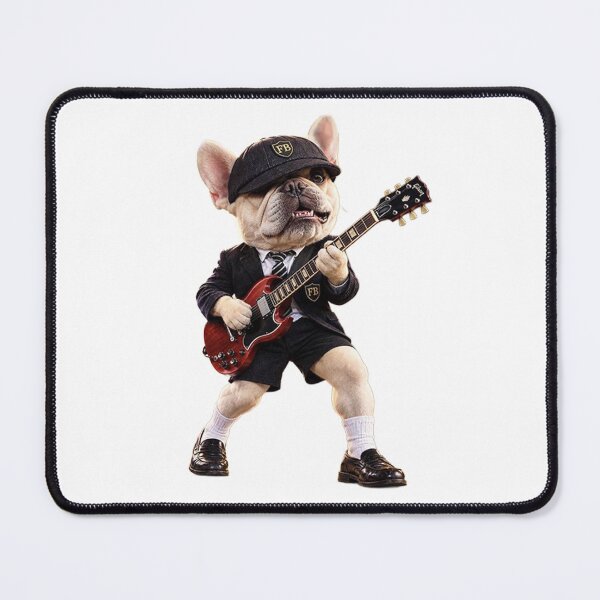Item preview, Frenchie AC/DC  designed and sold by SmARTNiki.