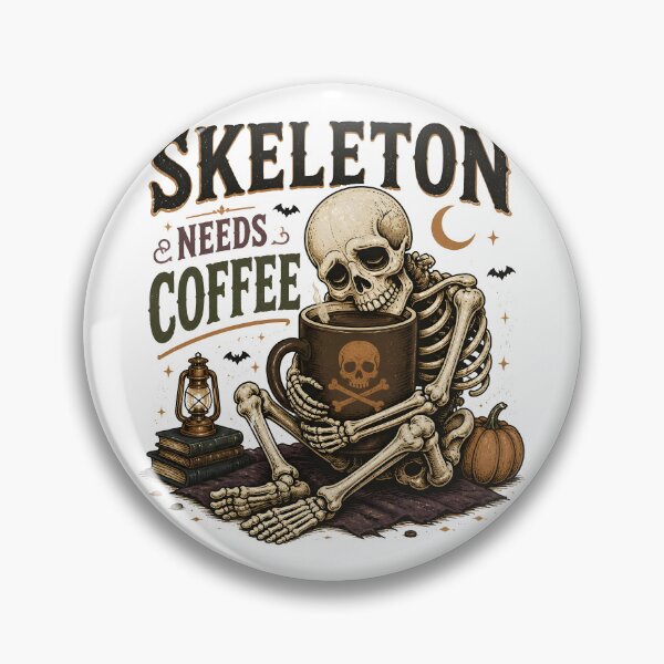 Item preview, Skeleton Needs Coffee designed and sold by RoyesButler.