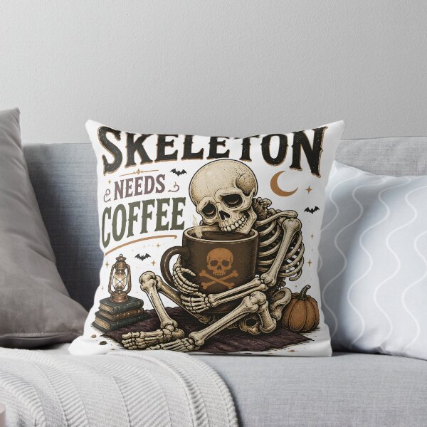 Item preview, Skeleton Needs Coffee designed and sold by RoyesButler.