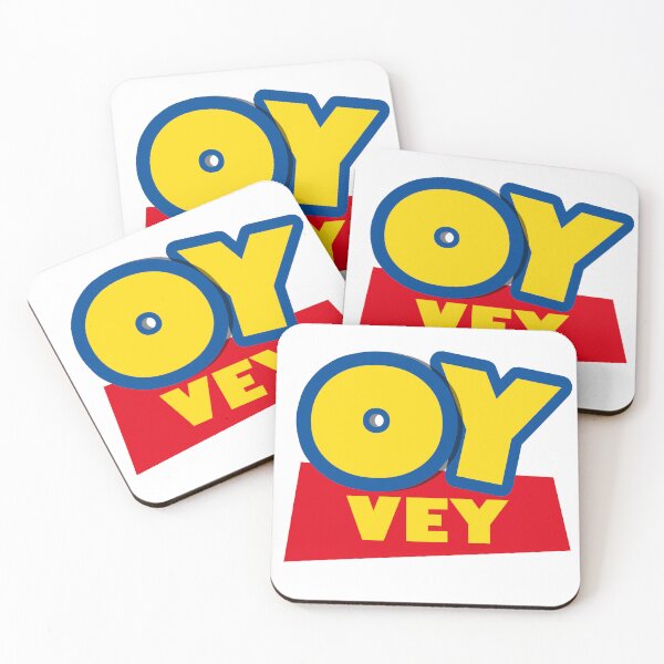 Item preview, Oy Vey - Logo Parody Funny Jewish Humor Design designed and sold by Deviant Logic Design.