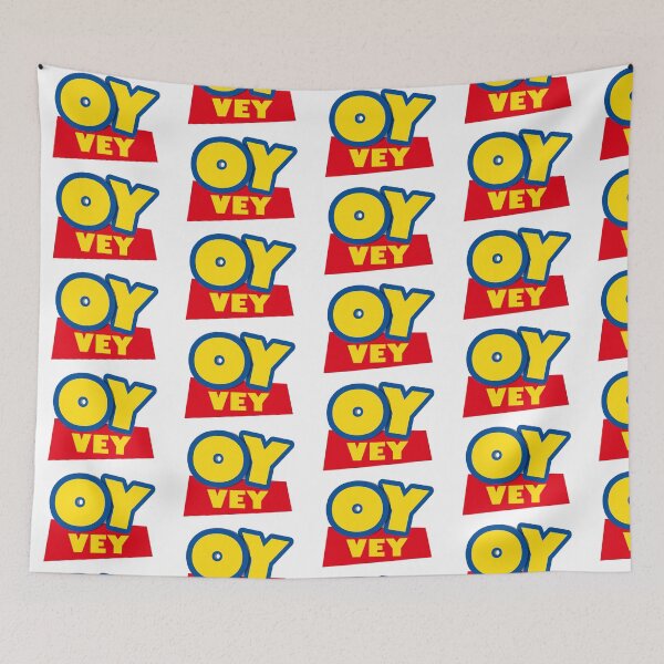 Item preview, Oy Vey - Logo Parody Funny Jewish Humor Design designed and sold by Deviant Logic Design.