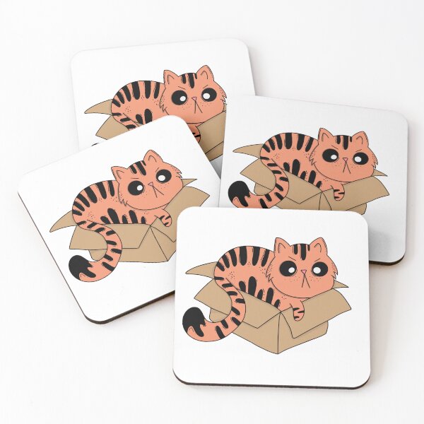 Item preview, Cat on a box designed and sold by Mlnbj.