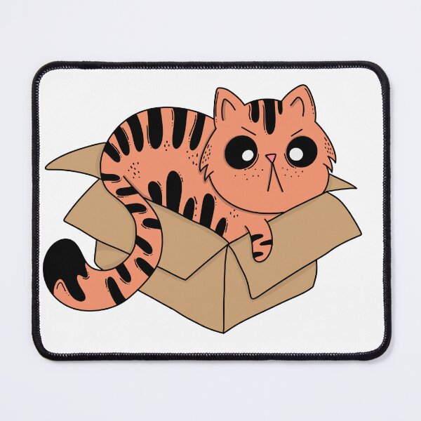 Item preview, Cat on a box designed and sold by Mlnbj.