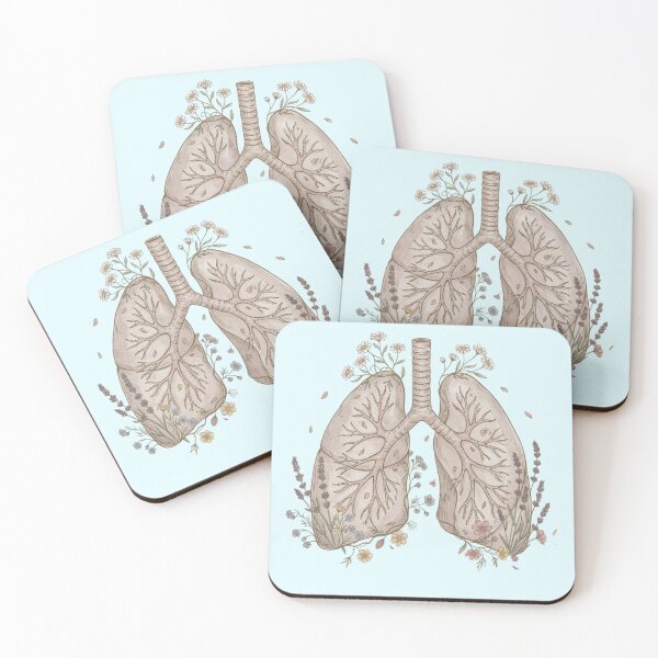 Item preview, Lungs with flowers designed and sold by BiaSMartins.