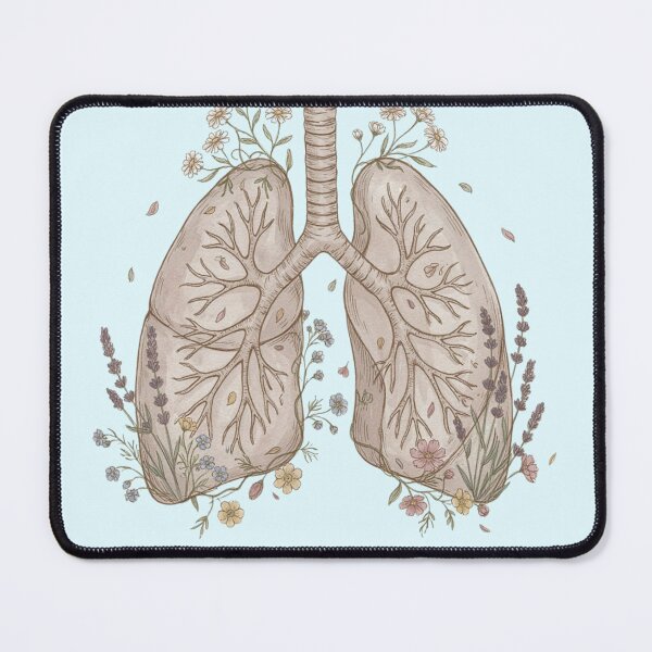 Item preview, Lungs with flowers designed and sold by BiaSMartins.