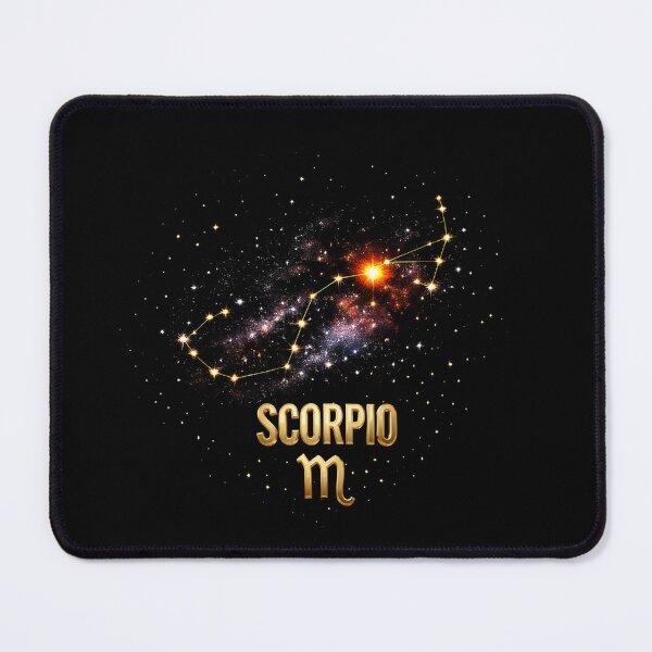 Item preview, Scorpio Zodiac Constellation – Golden Stars Celestial Astrology Design designed and sold by Classic Chaos Creations.