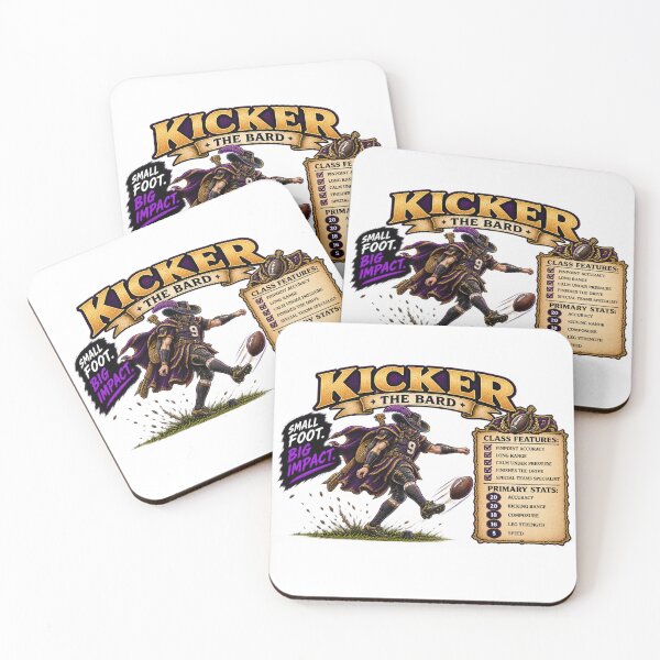 Item preview, Kicker — The Bard designed and sold by Fantasy Football Company.