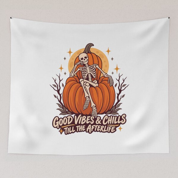 Item preview, Good Vibes and Chills Till The Afterlife designed and sold by LuveraxArt.