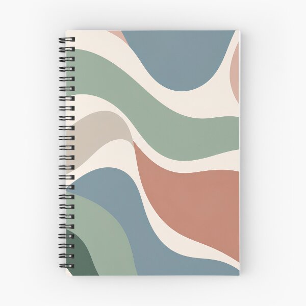 Item preview, Retro Organic Waves – Mid Century Modern Abstract Shapes in Earthy Tones designed and sold by AkiruAiStudio.