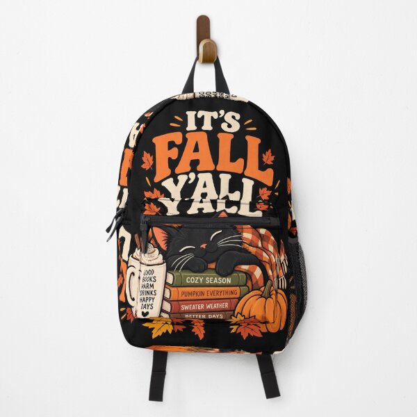 Item preview, It's Fall Y'all Cute Black Cat Cozy Autumn designed and sold by Ridaelb.